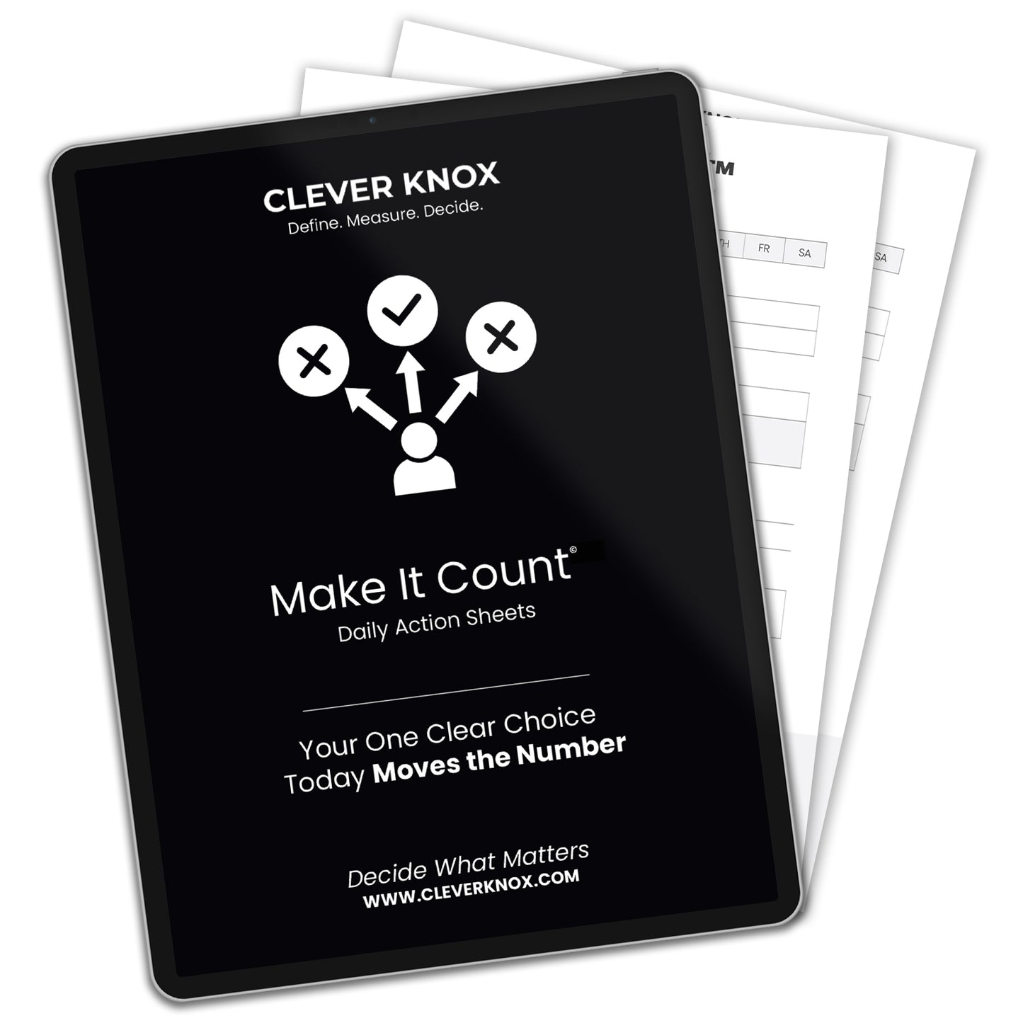 Make It Count Daily Action Sheets