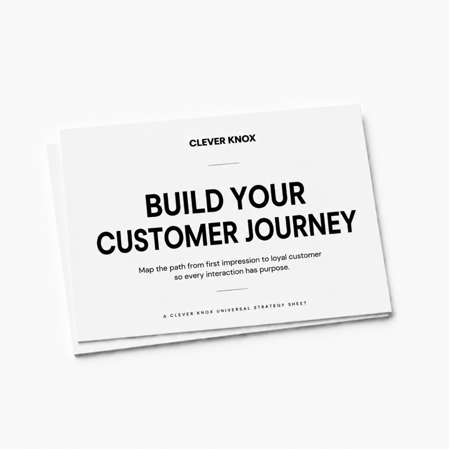Build Your Customer Journey