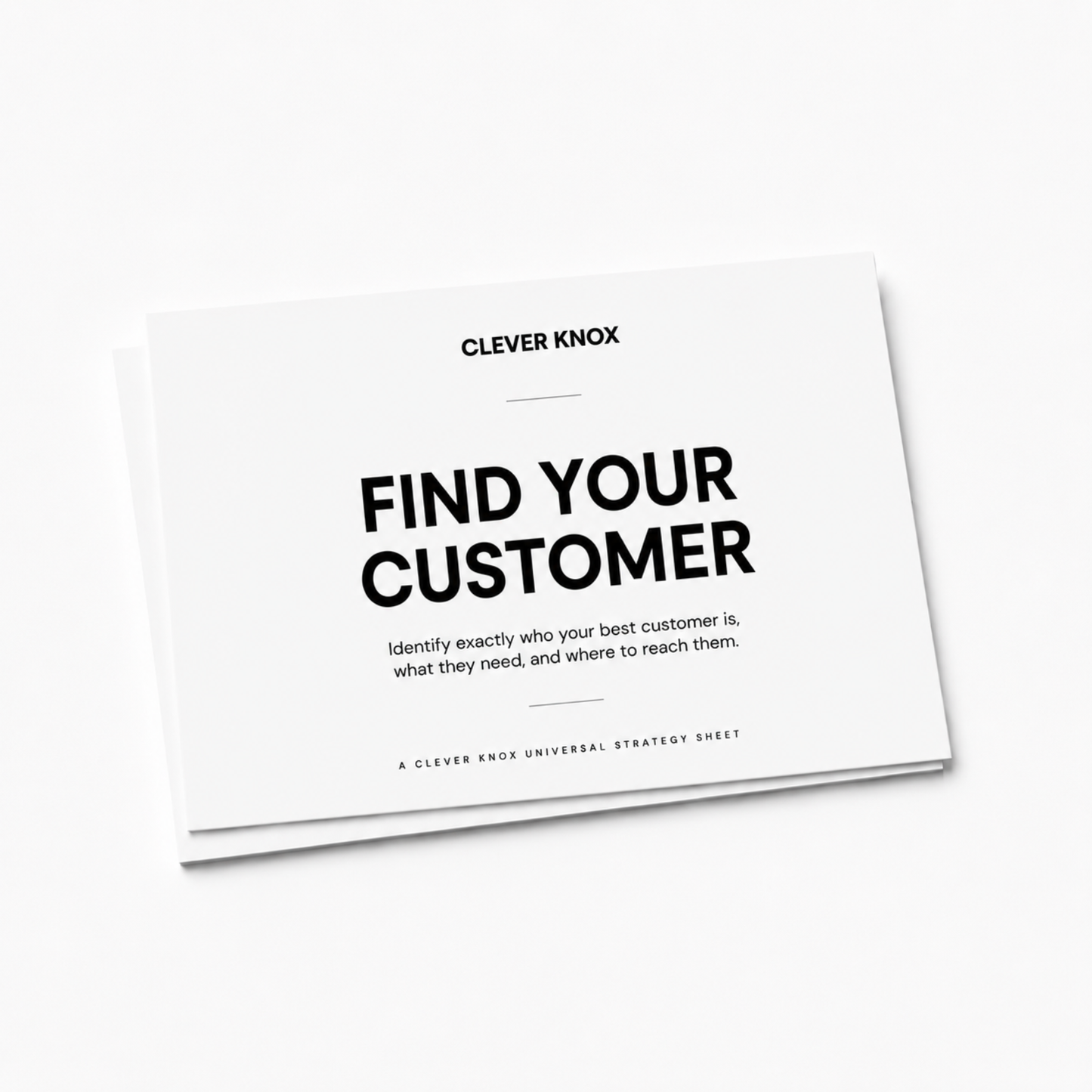 Find Your Customer